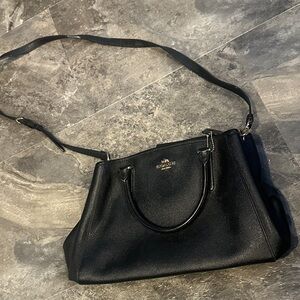 Black Coach crossbody Handbag